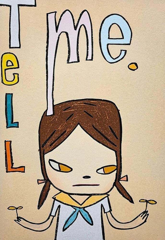 After Nara Yoshitomo, Tell Me, 1990s, Limited Edition Lithograph photo for sale