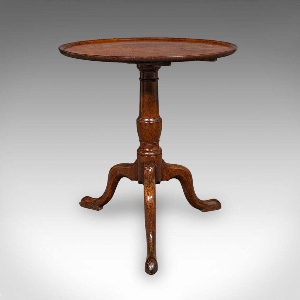 Small Antique Afternoon Tea Table, English, Side, Wine, Lamp, Georgian, C.1800 photo Furniture