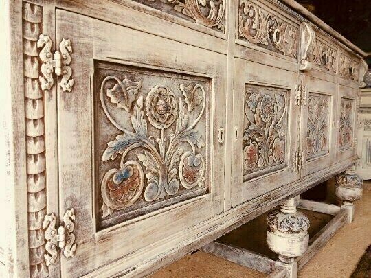 Antique Indian Sideboard, 1920s photo 1650.0