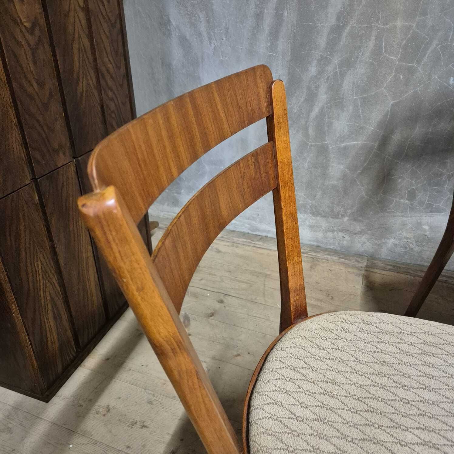 Set Of 4 Mid Century Dining Chairs, Czechoslovakia, 1960s photo vinterior