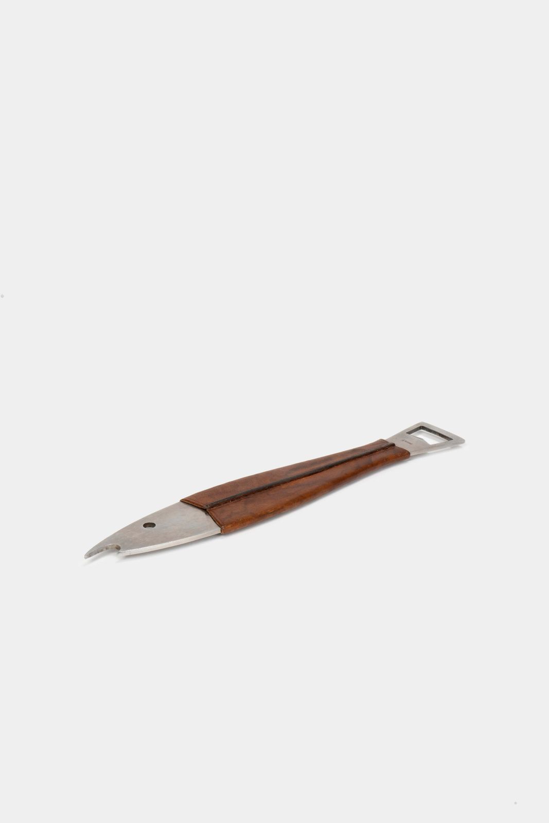 Carl Auböck, N°4687 Bottle Opener "Neptune" With Leather, 1955