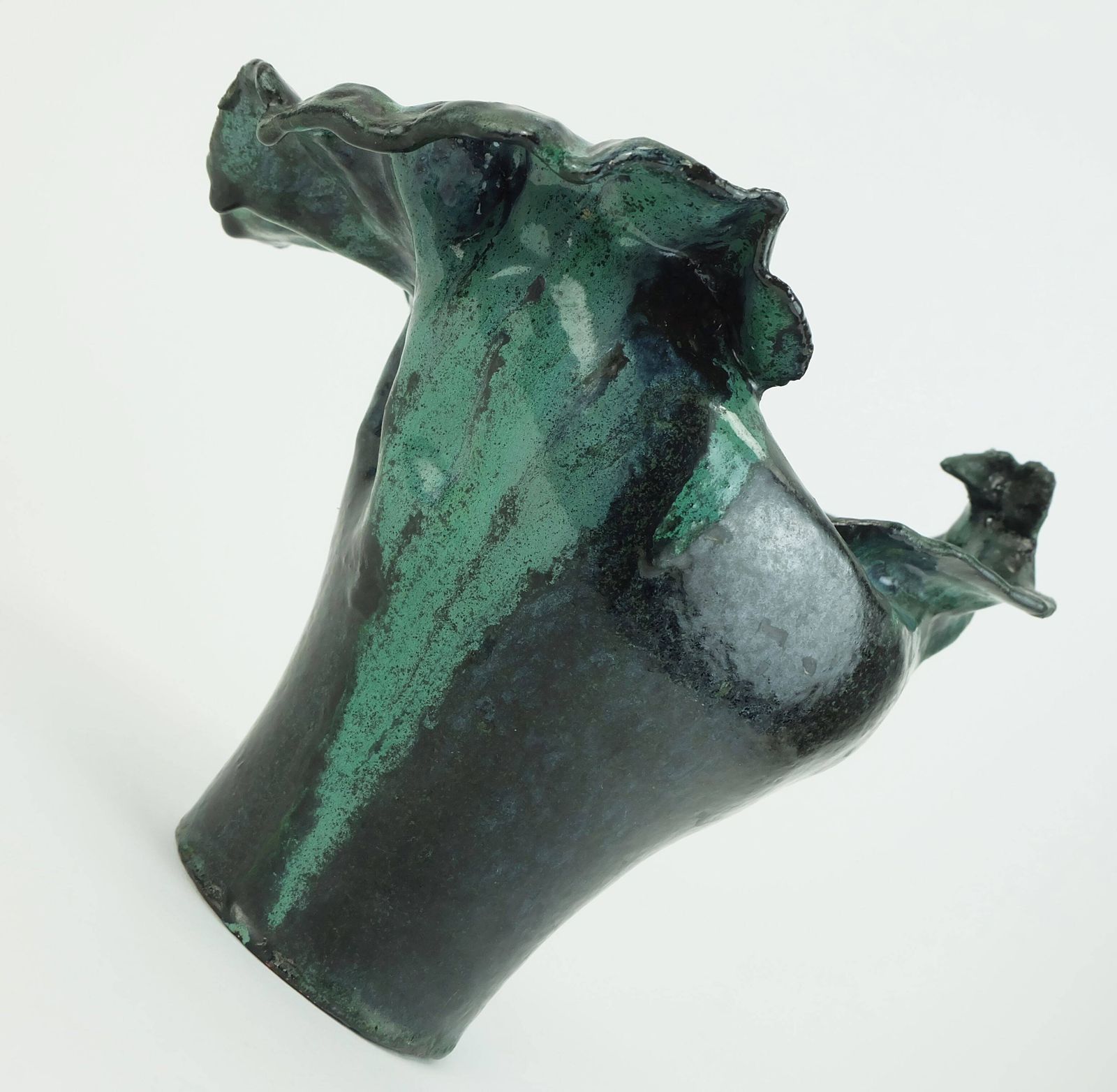 Home Decor Modern Danish Ceramic Bowl Vase, Conny Walther Workshop Pottery, Denmark, 60s 70s photo