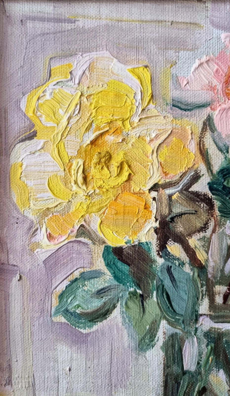 Original Framed Vintage Mid Century Swedish Floral Study Delicate Roses  Astri Ekengren  Larsson (1898 1980) photo for sale