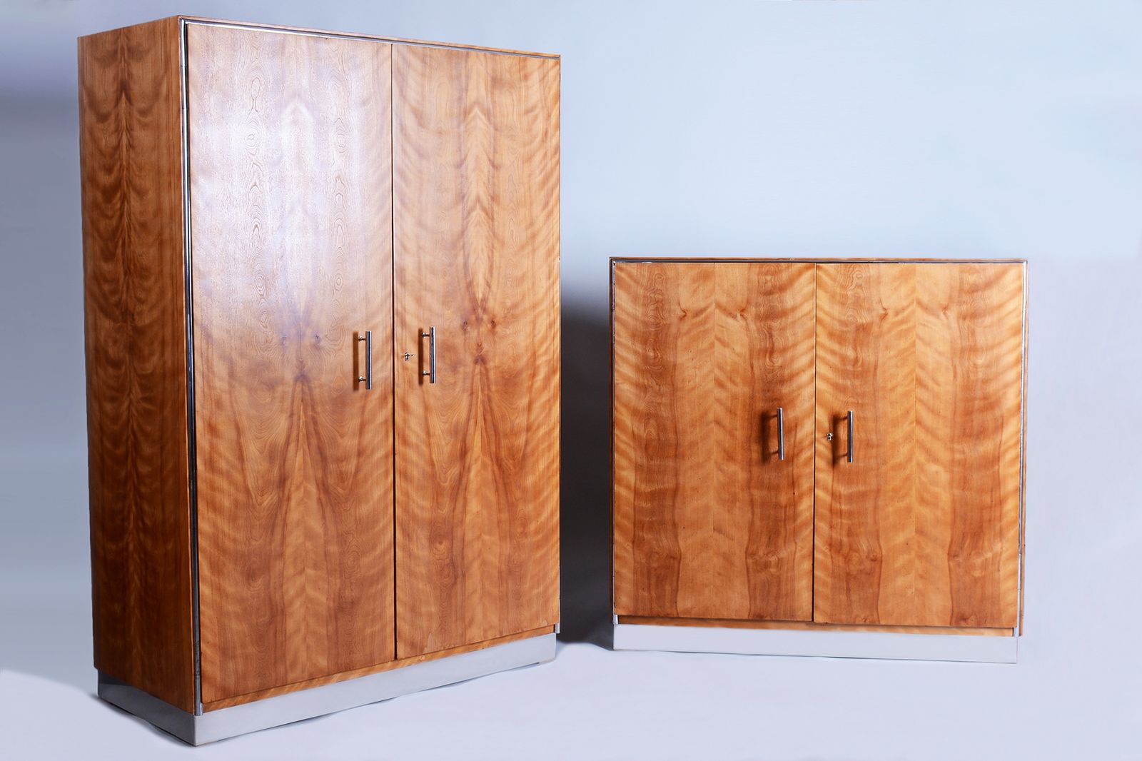 photo vinterior Restored Bauhaus Wardrobe, By H.J.Hagemann, Mücke Melder, Czech, 1930s