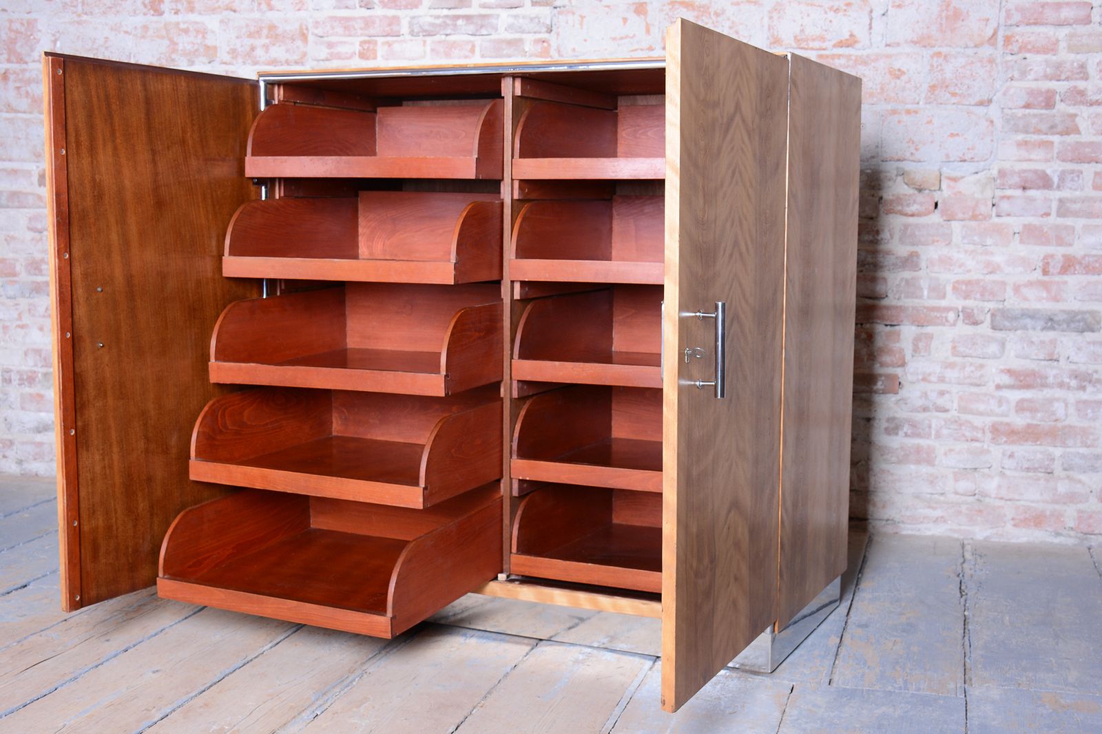 photo buy Restored Bauhaus Wardrobe, By H.J.Hagemann, Mücke Melder, Czech, 1930s