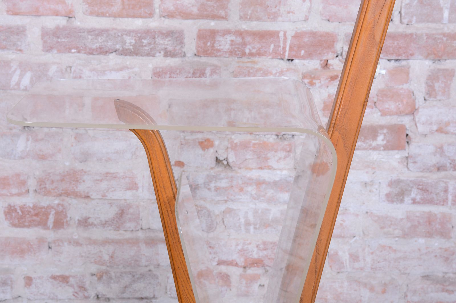 photo for sale Restored Mid Century Floor Lamp, By Krásná Jizba, Beech, Rattan, Czech, 1950s