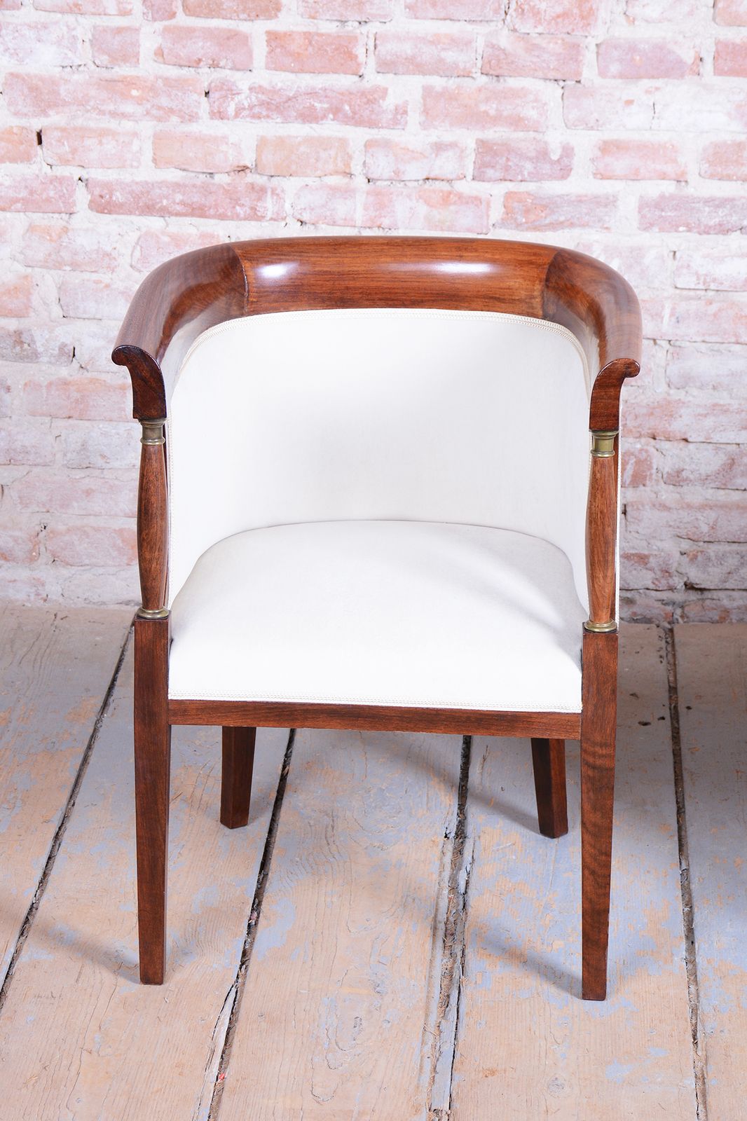 photo furniture Restored Art Deco Seating Set, Palisander, Reupholstered, France. 1920s