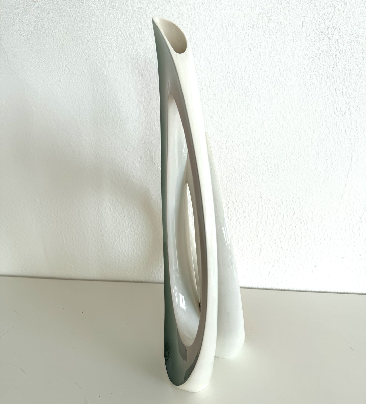 photo vinterior Italian Midcentury Sculptural Ceramic Vase By Vibi Torino, 1950s