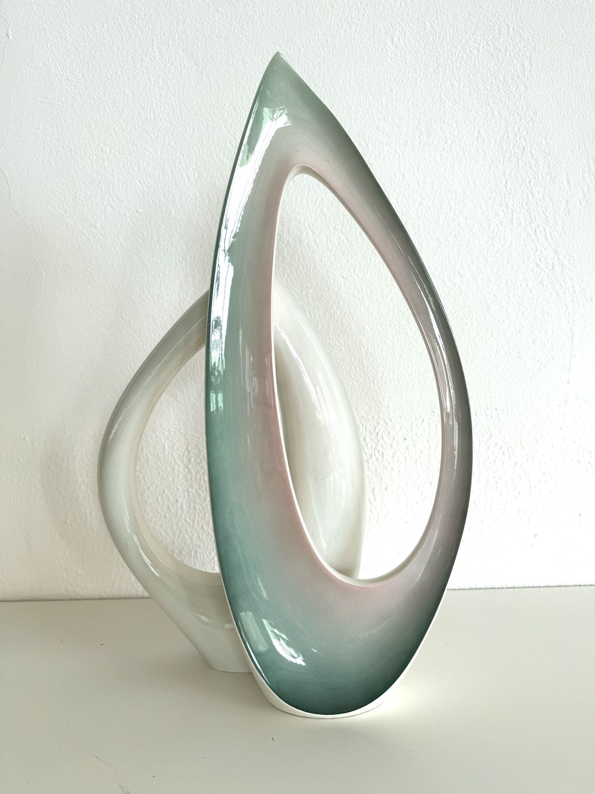 photo buy Italian Midcentury Sculptural Ceramic Vase By Vibi Torino, 1950s