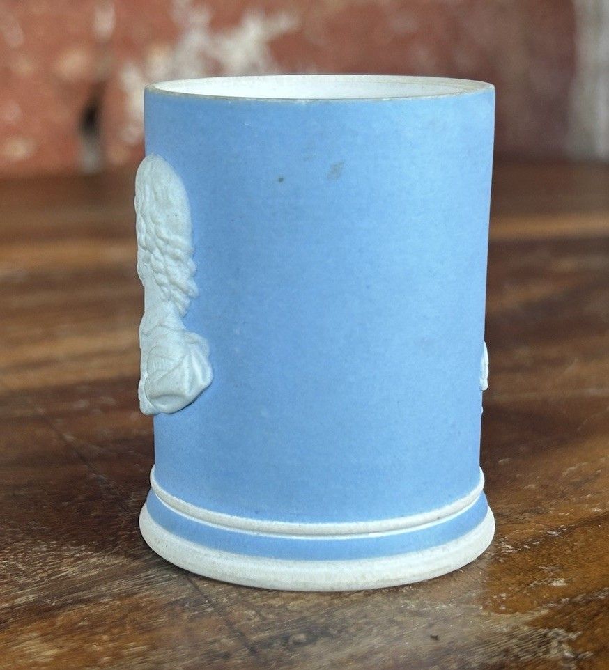 Wedgwood 1906 Jasperware Museum Opening Spill Vase, Wedgwood & Shakespeare photo furniture