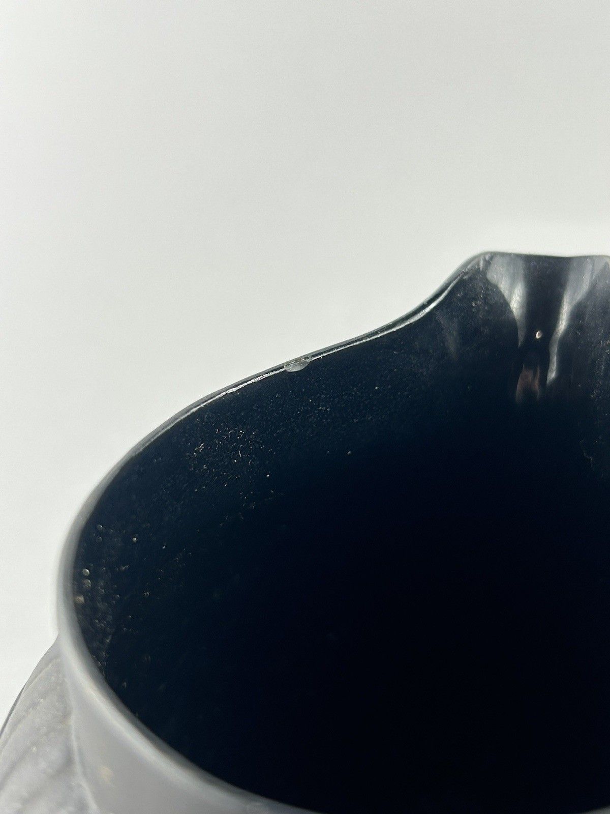 Antique Wedgwood Black Basalt Miniature Creamer Jug Four Nations 19thc Rare photo vinterior