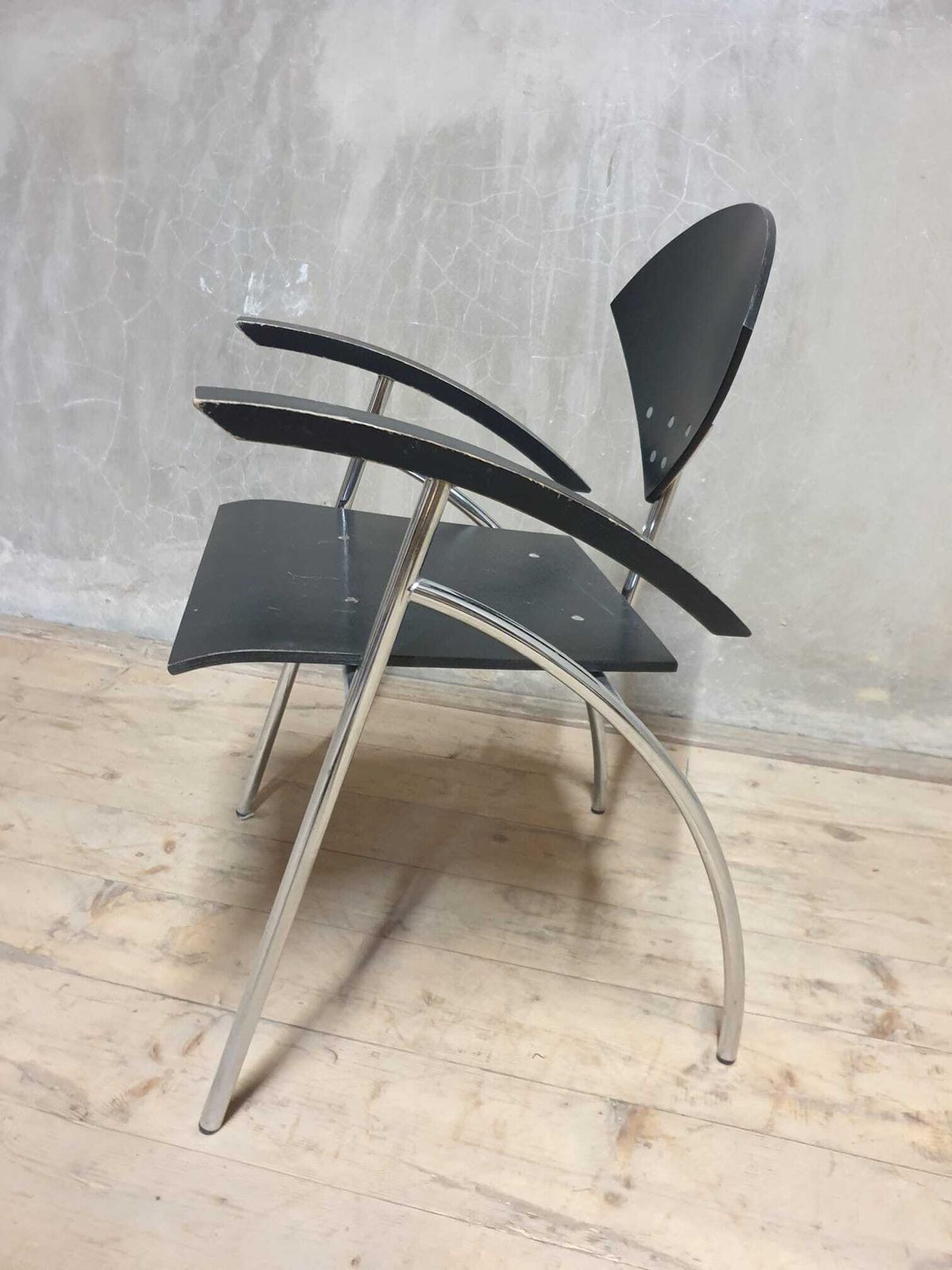 Postmodern Armchair, Stol Kamnik Style, 1990s, Slovenia