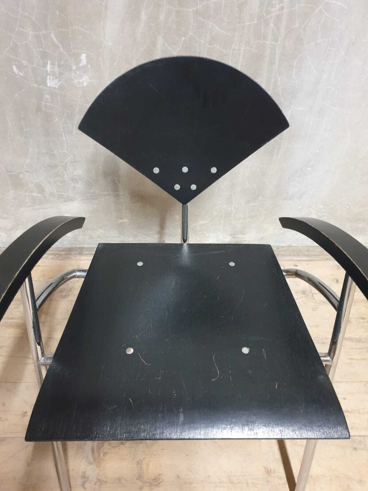 Postmodern Armchair, Stol Kamnik Style, 1990s, Slovenia photo Furniture