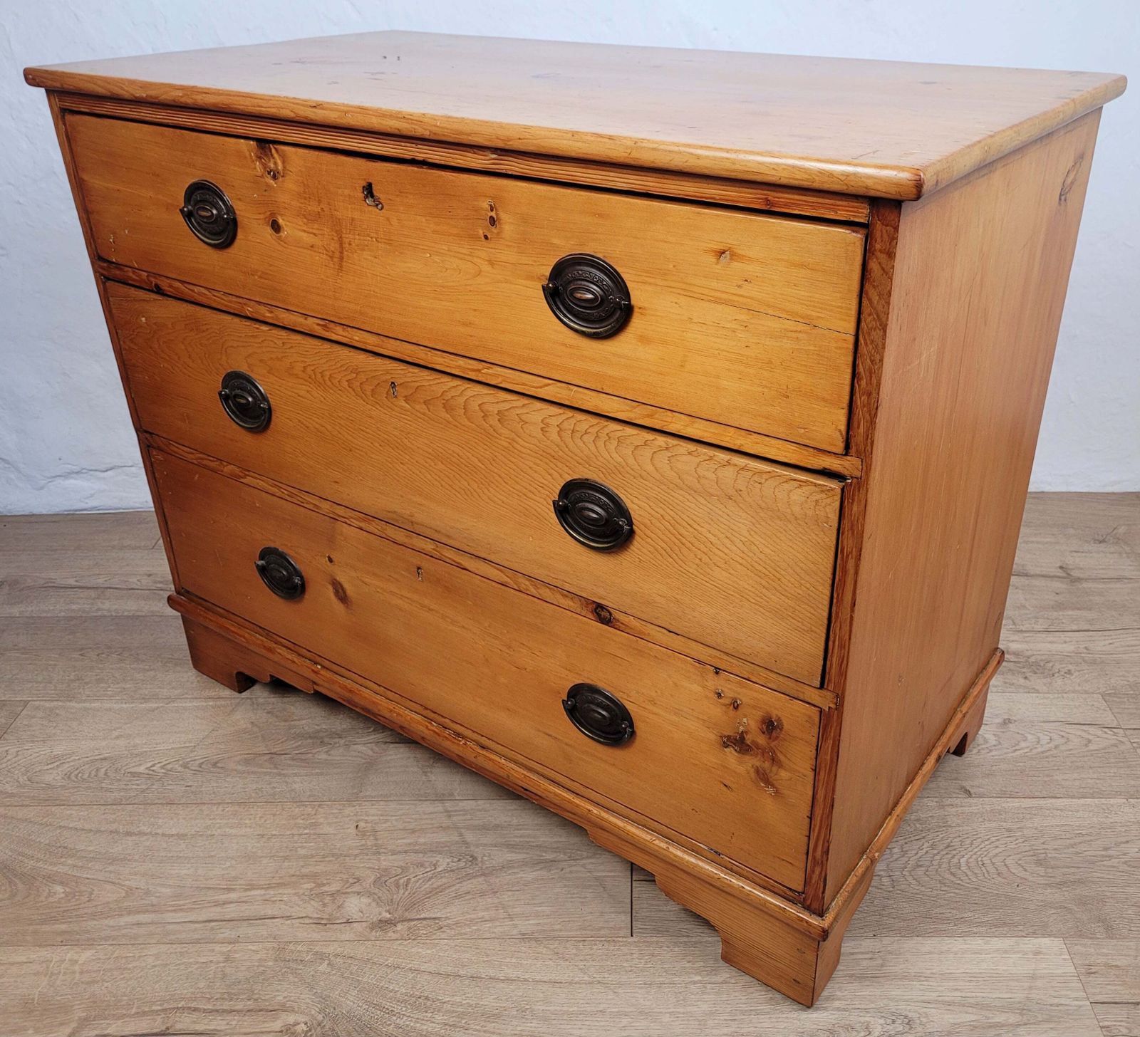 Victorian Chest Of Drawers Pine 3 Drawer Drop Handles 19th C Delivery Available photo Furniture