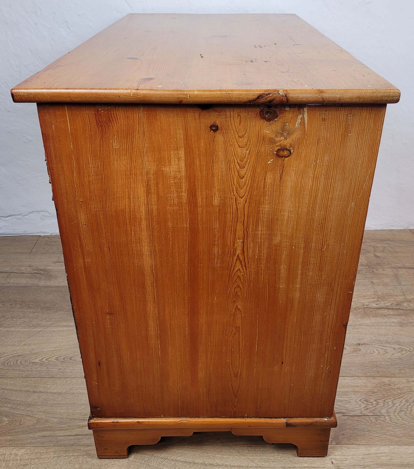 photo buy Victorian Chest Of Drawers Pine 3 Drawer Drop Handles 19th C Delivery Available