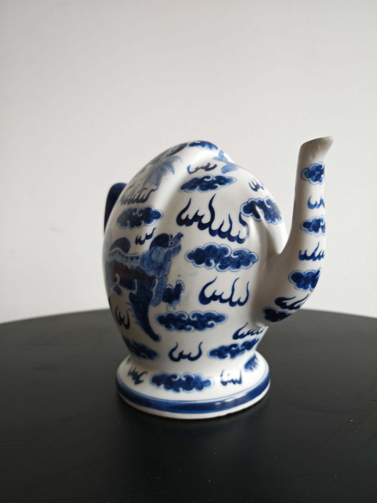 Antique Blue And White Porcelain "Cadogan" Teapot, Guangxu Period, China 19th C. photo 1200.0