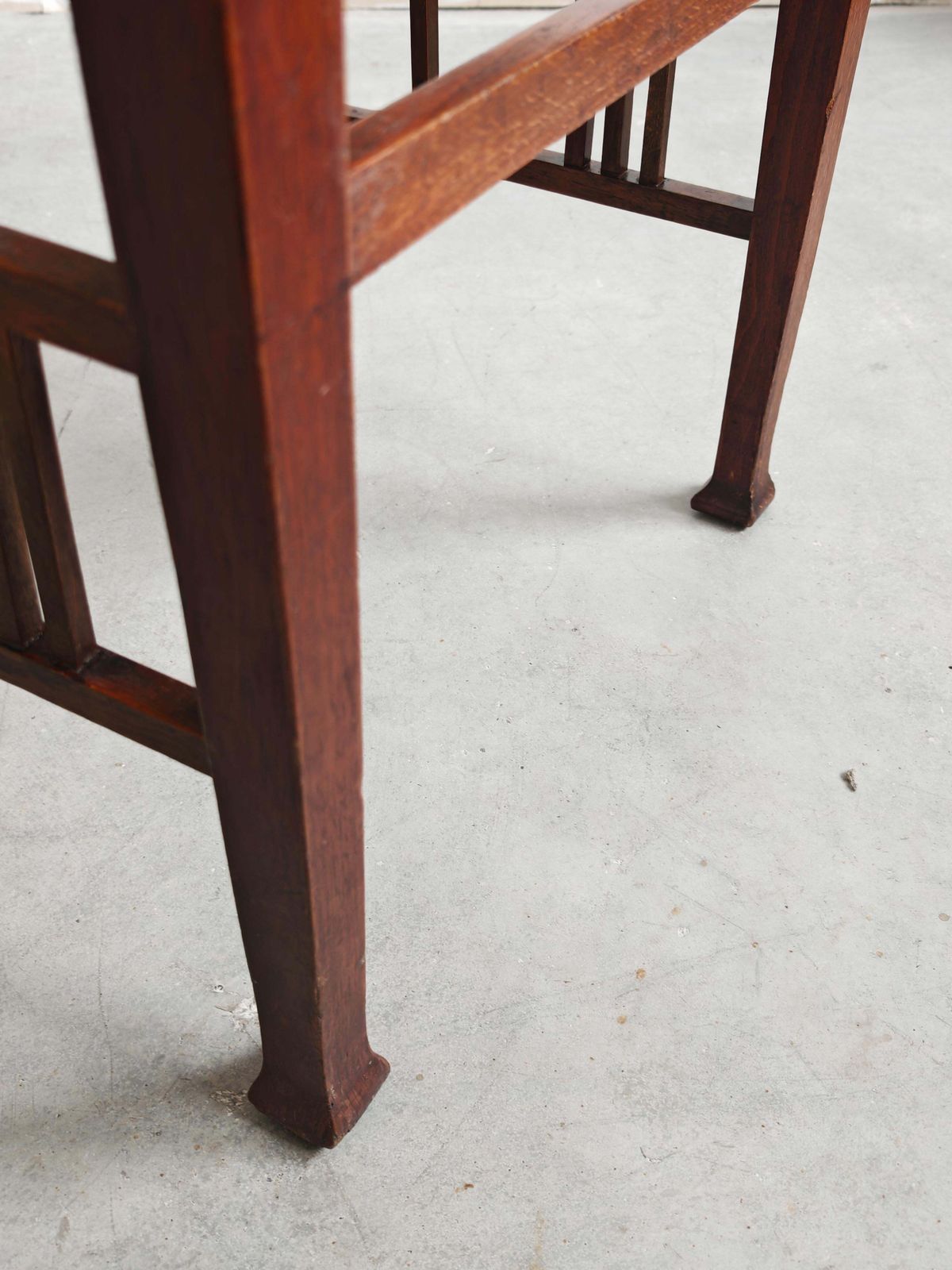 photo furniture Jugendstil Stool In Beech And Mahogany Attr. To Otto Wagner, Austria 1910s