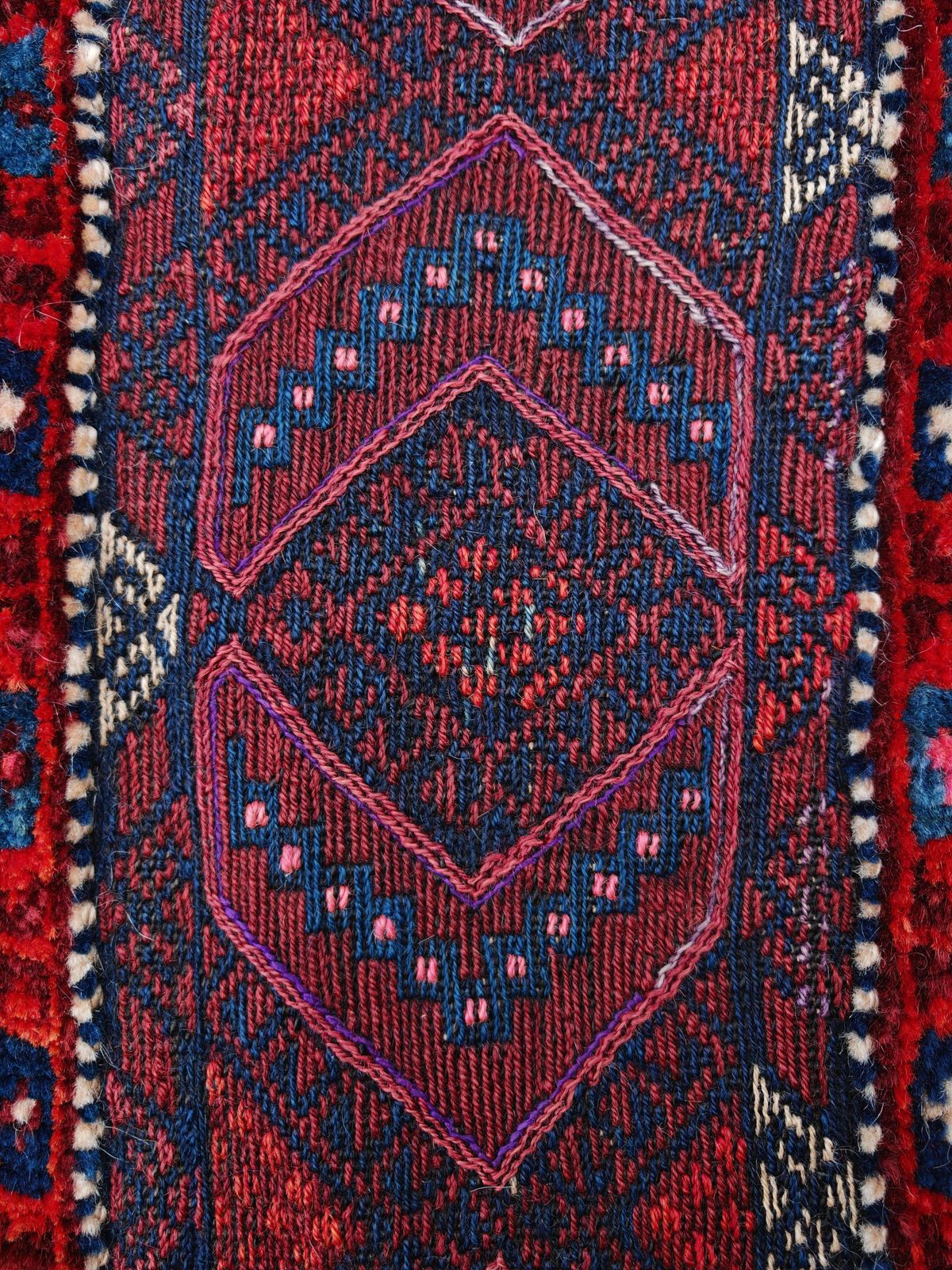 Antique Kurdish Hand Knotted Camel Saddle Rug, Herki Tribe, 19th Century photo for sale