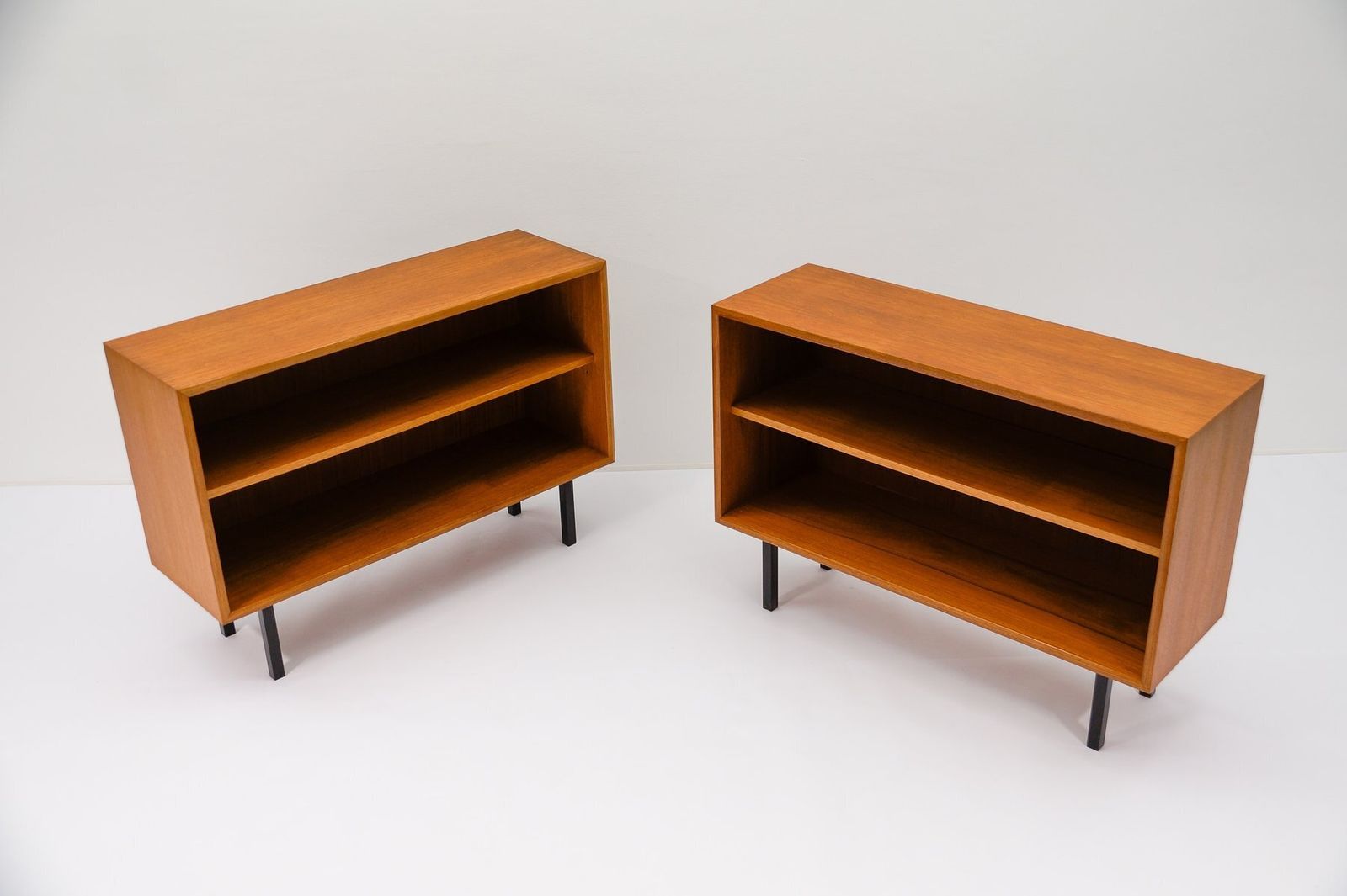 Danish Teak Bookshelves, 1960s, Set Of 2 photo for sale