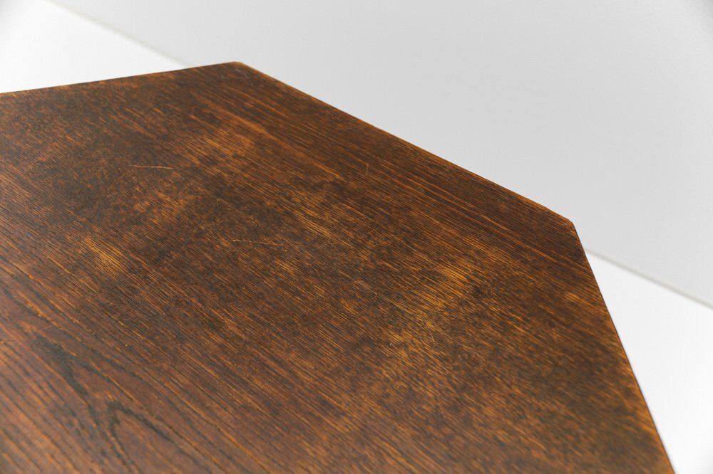 656.0 Art Deco Wooden Table, Germany, 1940s photo