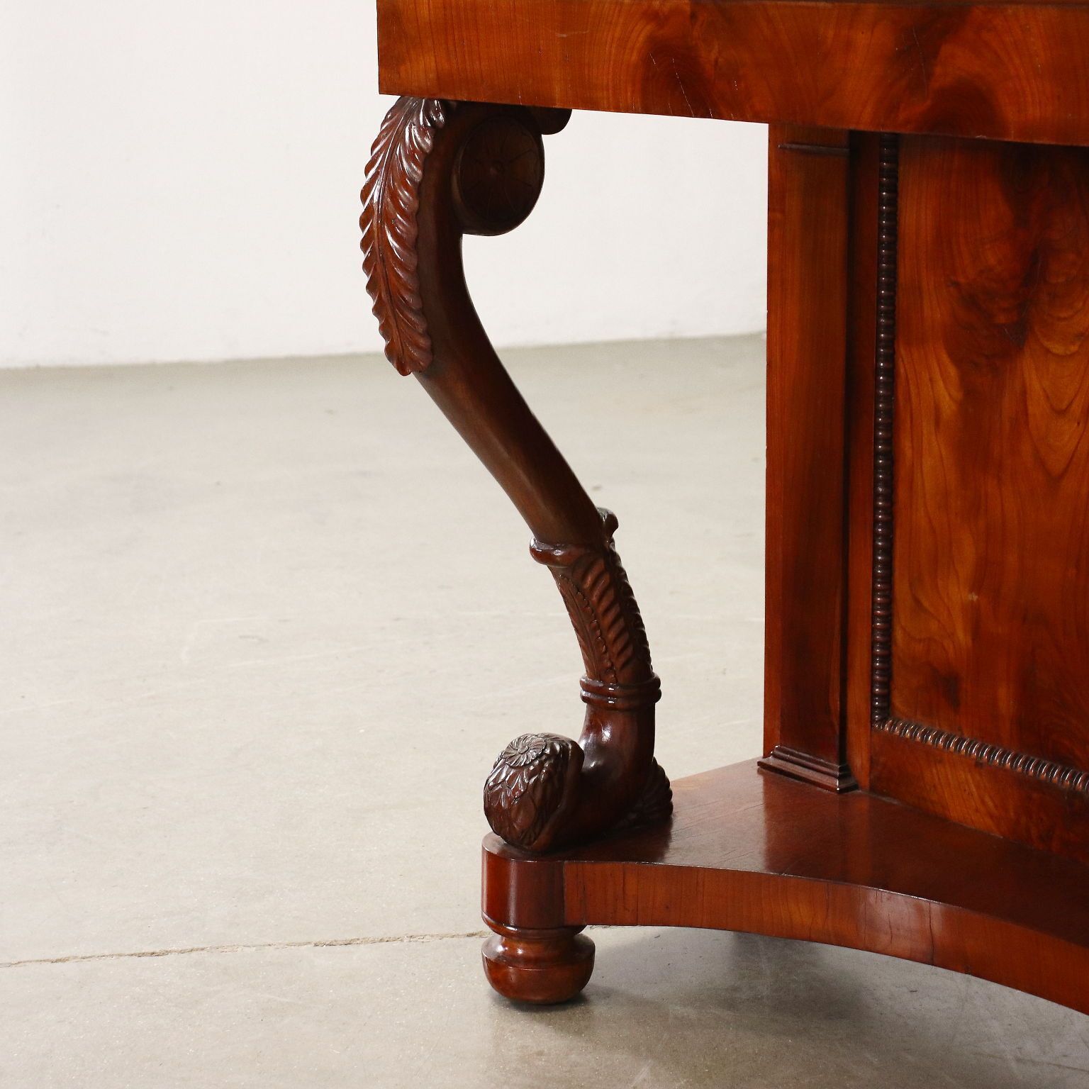 Restoration Console Cherrywood Italy XIX Century photo vinterior