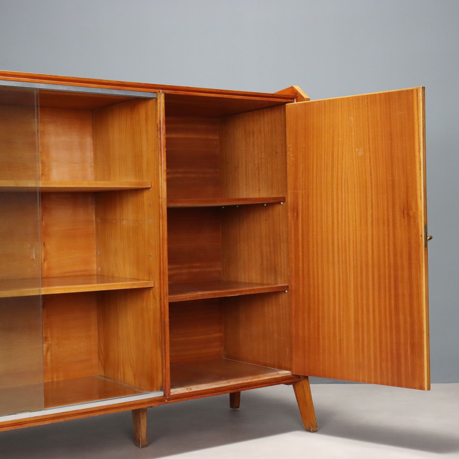 Vintage Living Room Furnishing Wood Design Italy 1950s 1960s photo Furniture