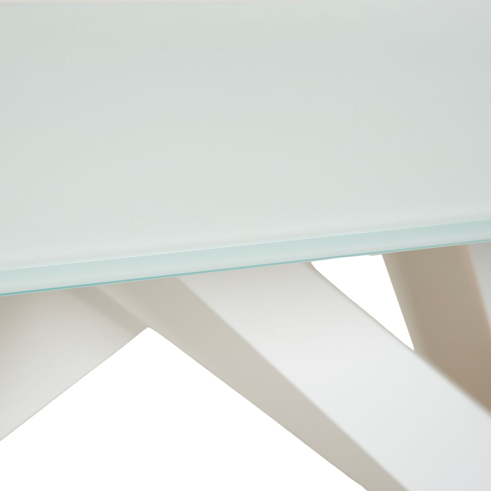 Table à manger Bonaldo Big Glass blanche photo for sale