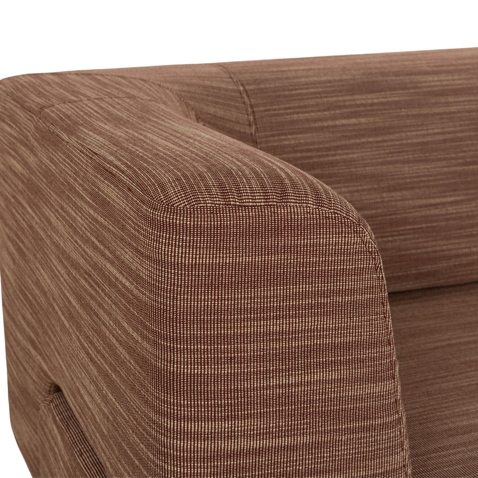 Canapé 3 places Walter Knoll Easy 480 en tissu brun, fonction manuelle photo 4359.0