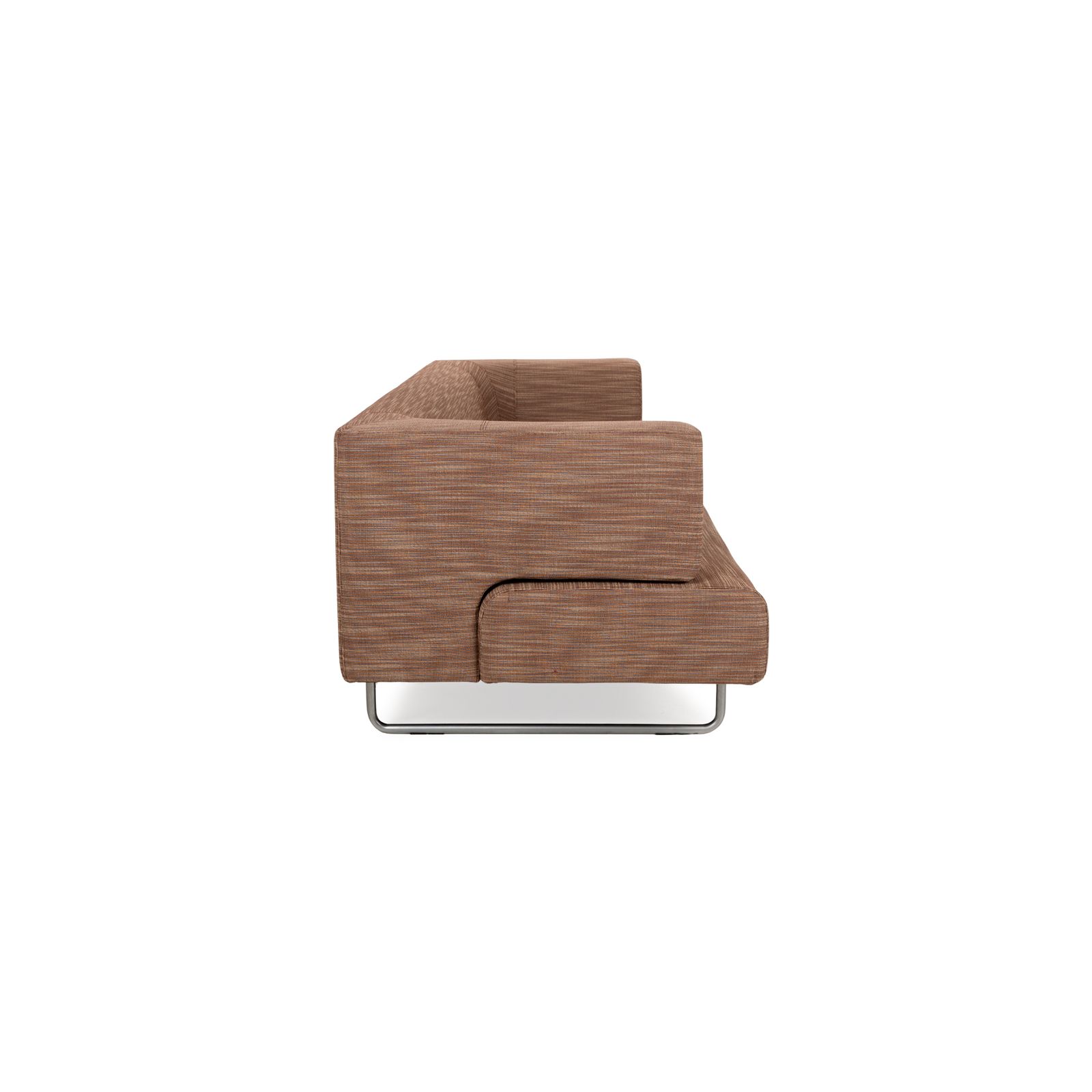 photo furniture Canapé 3 places Walter Knoll Easy 480 en tissu brun, fonction manuelle