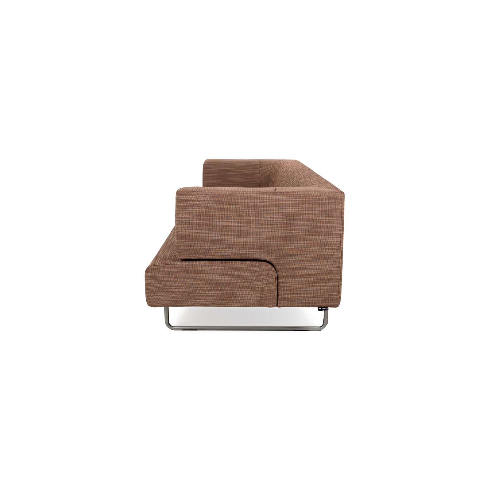 Mobilier Canapé 3 places Walter Knoll Easy 480 en tissu brun, fonction manuelle photo