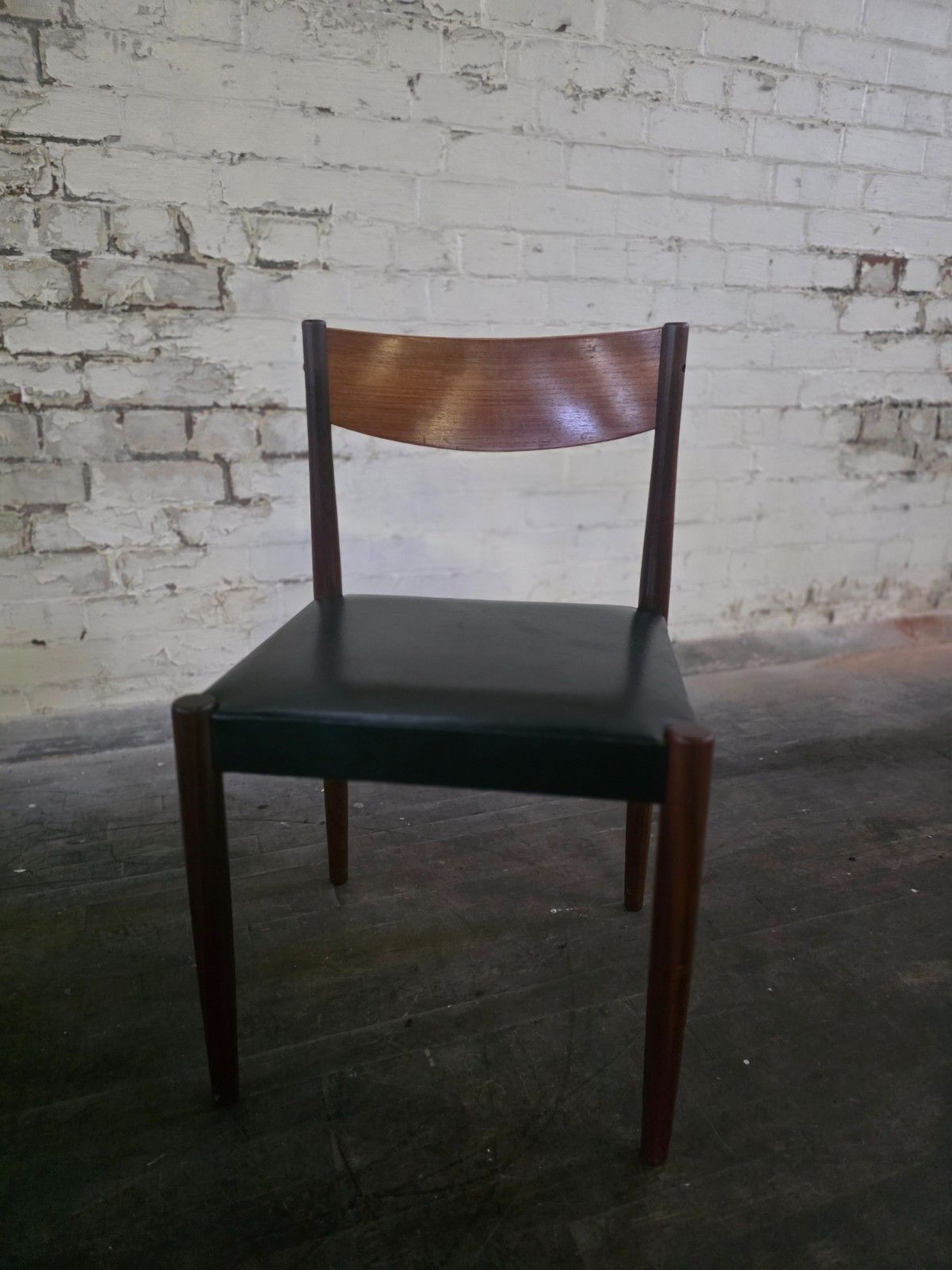 Set Of 4 Teak Mid Century Dining Chairs Frem Rojle photo vintage