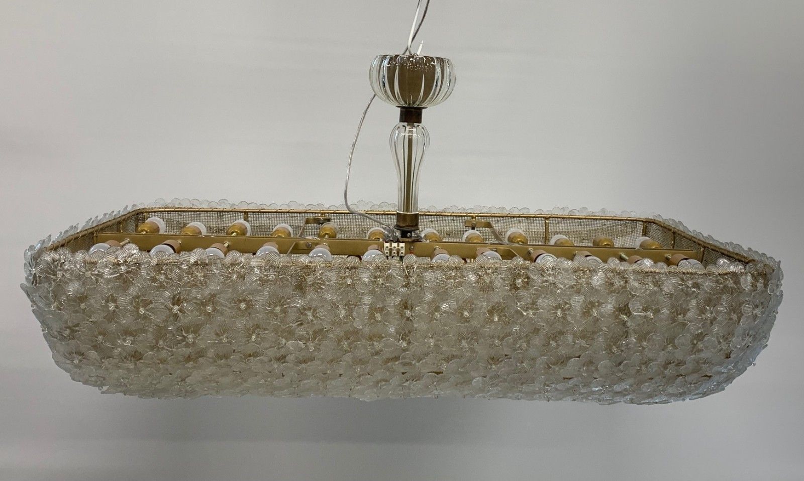 photo for sale Chandelier Created By Enrico Neri&C.Snc With Murano Flowers Made In Italy