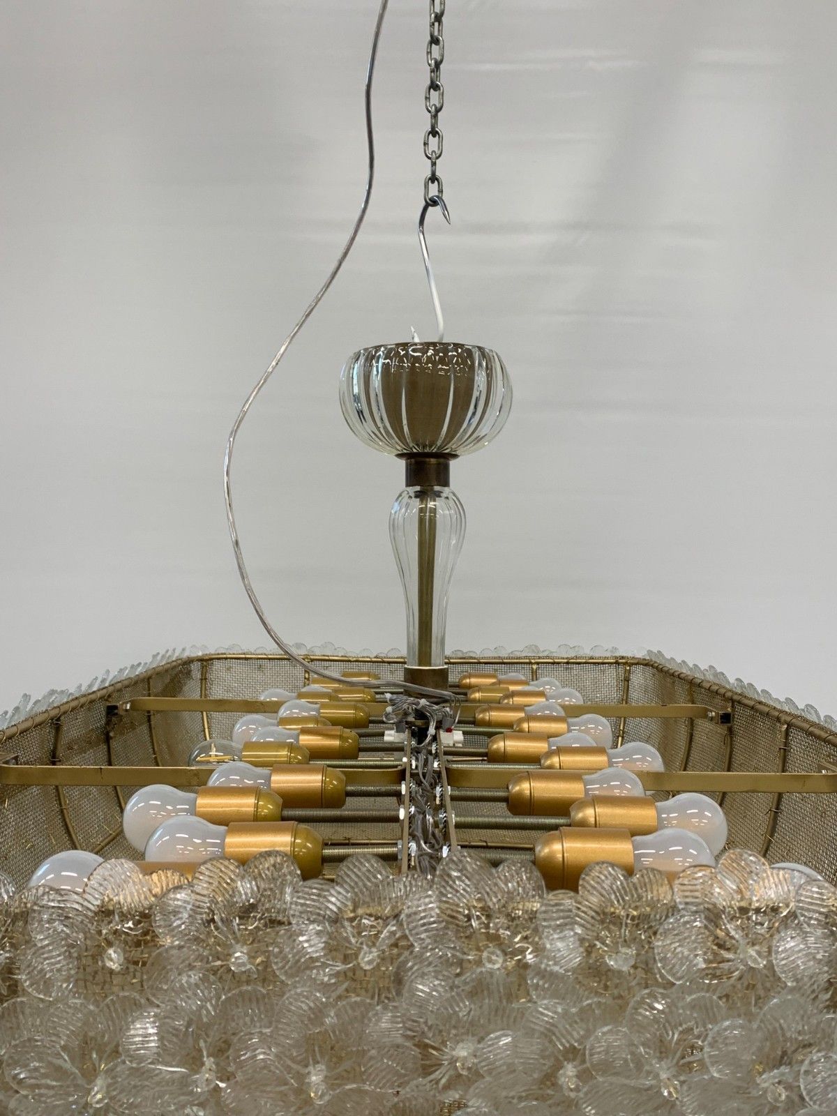 photo buy Chandelier Created By Enrico Neri&C.Snc With Murano Flowers Made In Italy