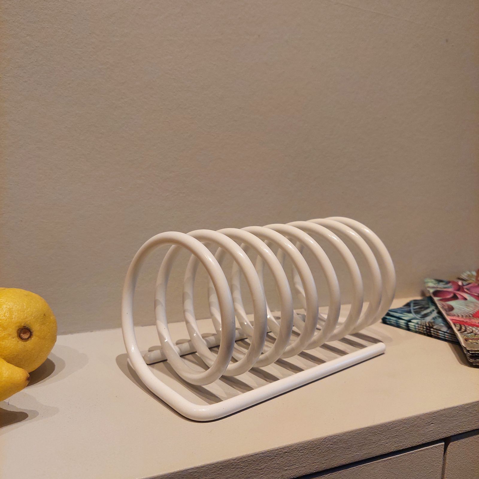Mid Century Space Age Habitat Toast Rack Letter Holder Desk Organiser 70s photo buy