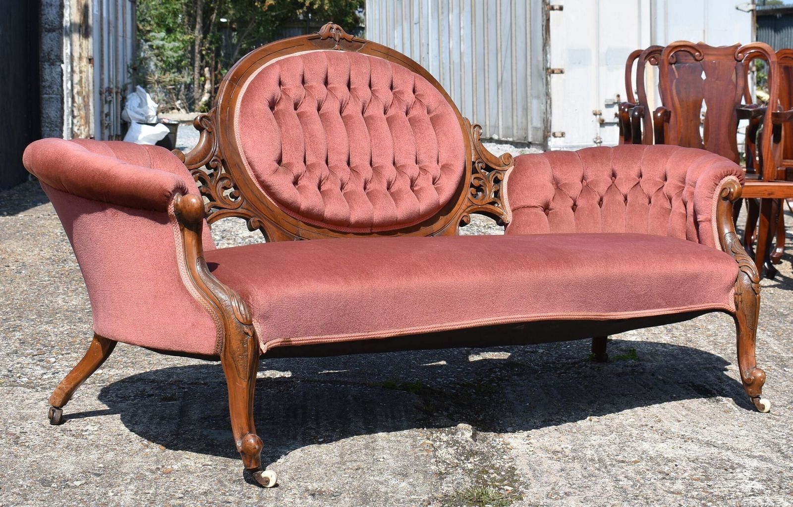 Victorian Walnut Sofa