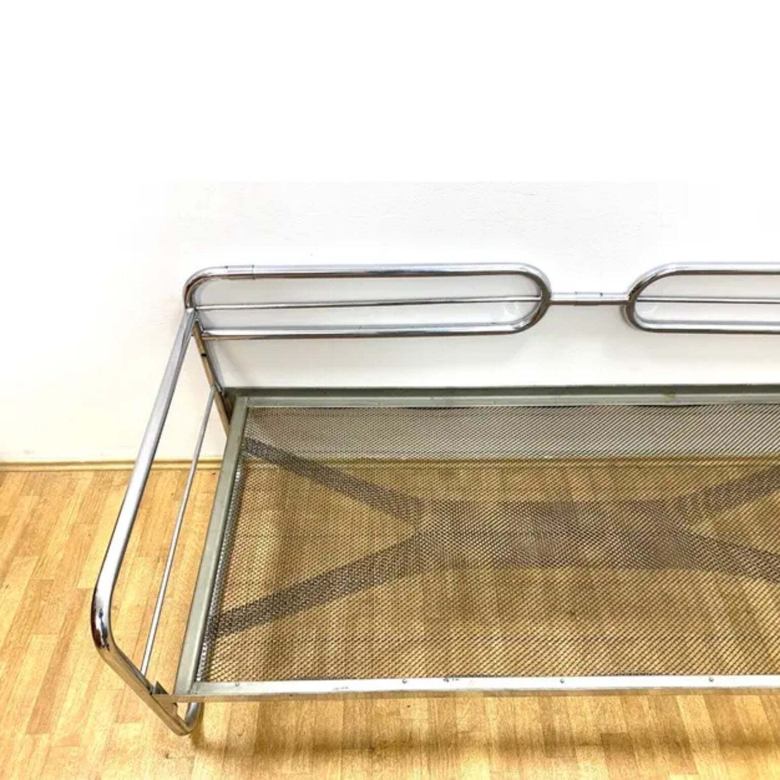 photo furniture Bauhaus Chromen Sofa Van Slezák, Tsjecho Slowakije, Jaren 1930