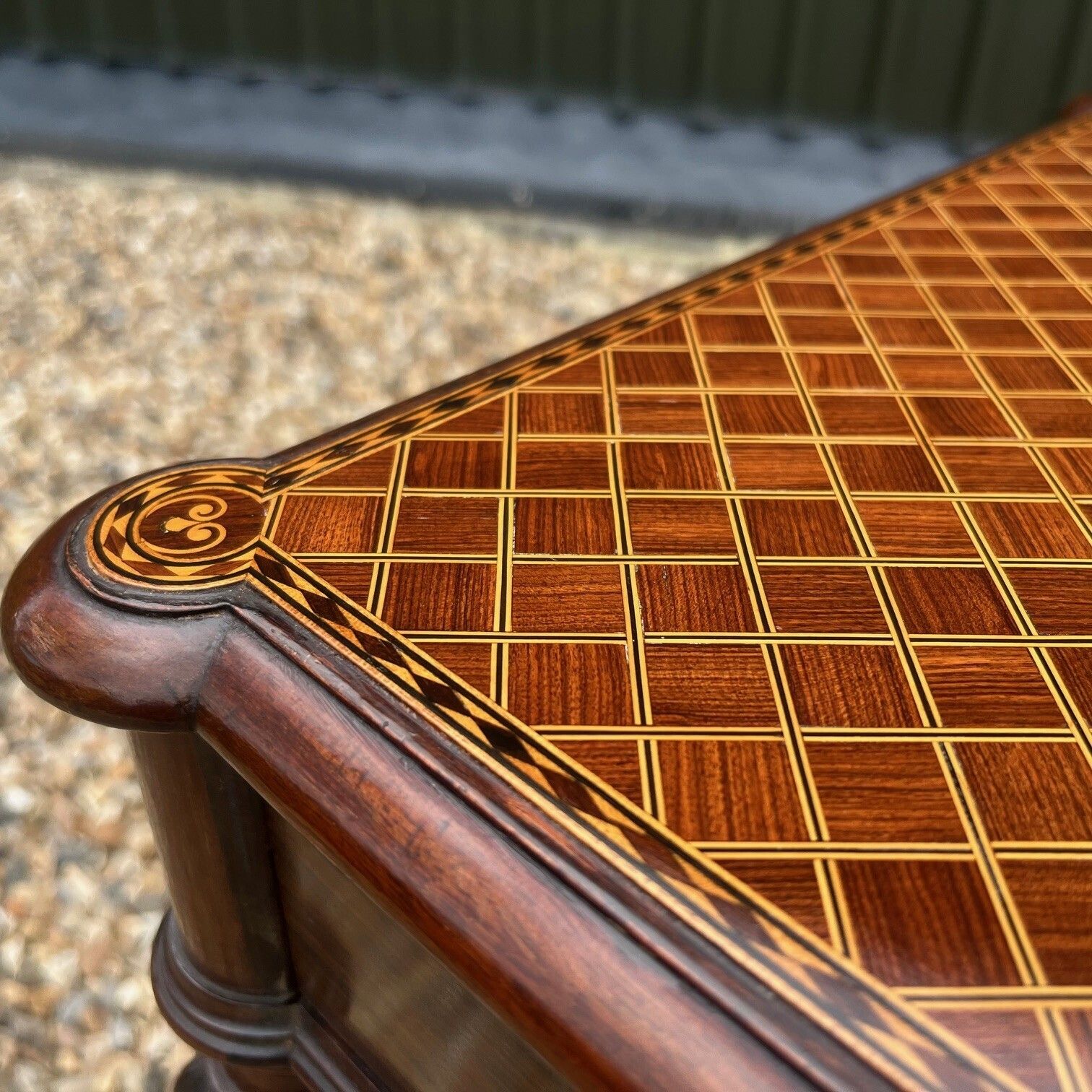 An Exhibition Quality Collingson & Lock Rosewood, Coromandel And Kingwood Inlaid Table photo 2250.0