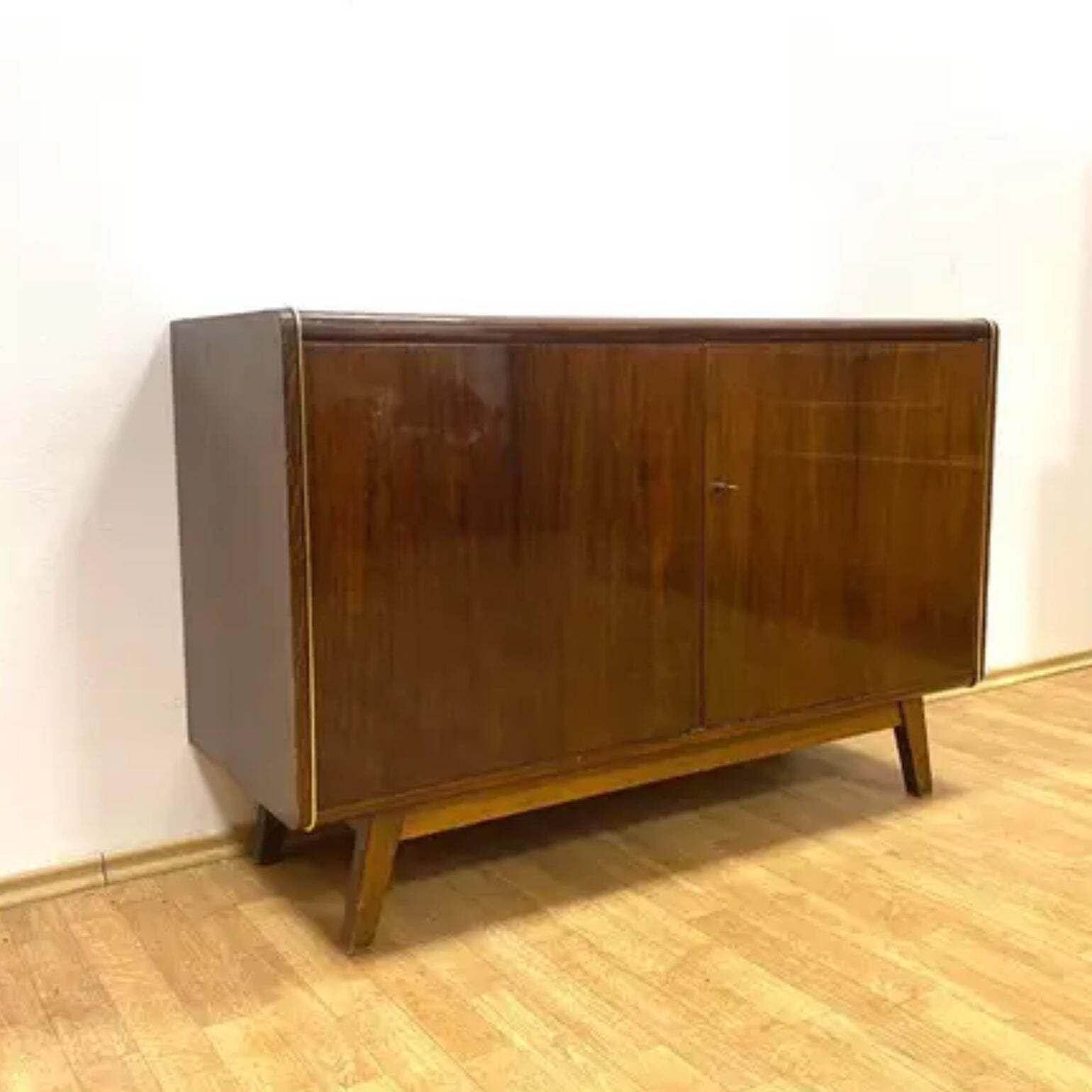 Retro Cabinet By Bohumil Landsman For Jitona, Brussels Style, 1960s