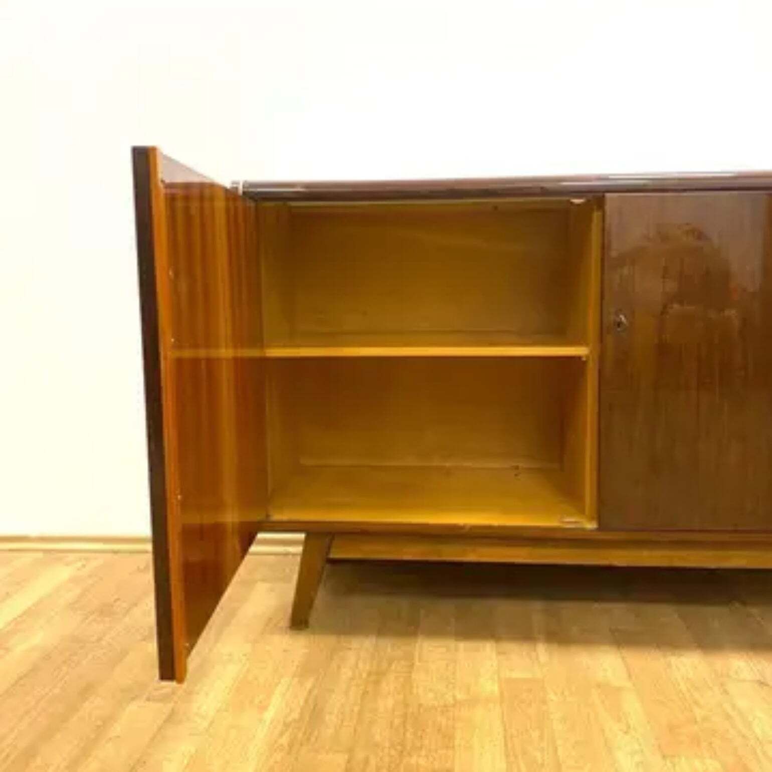 Retro Cabinet By Bohumil Landsman For Jitona, Brussels Style, 1960s photo 571.0