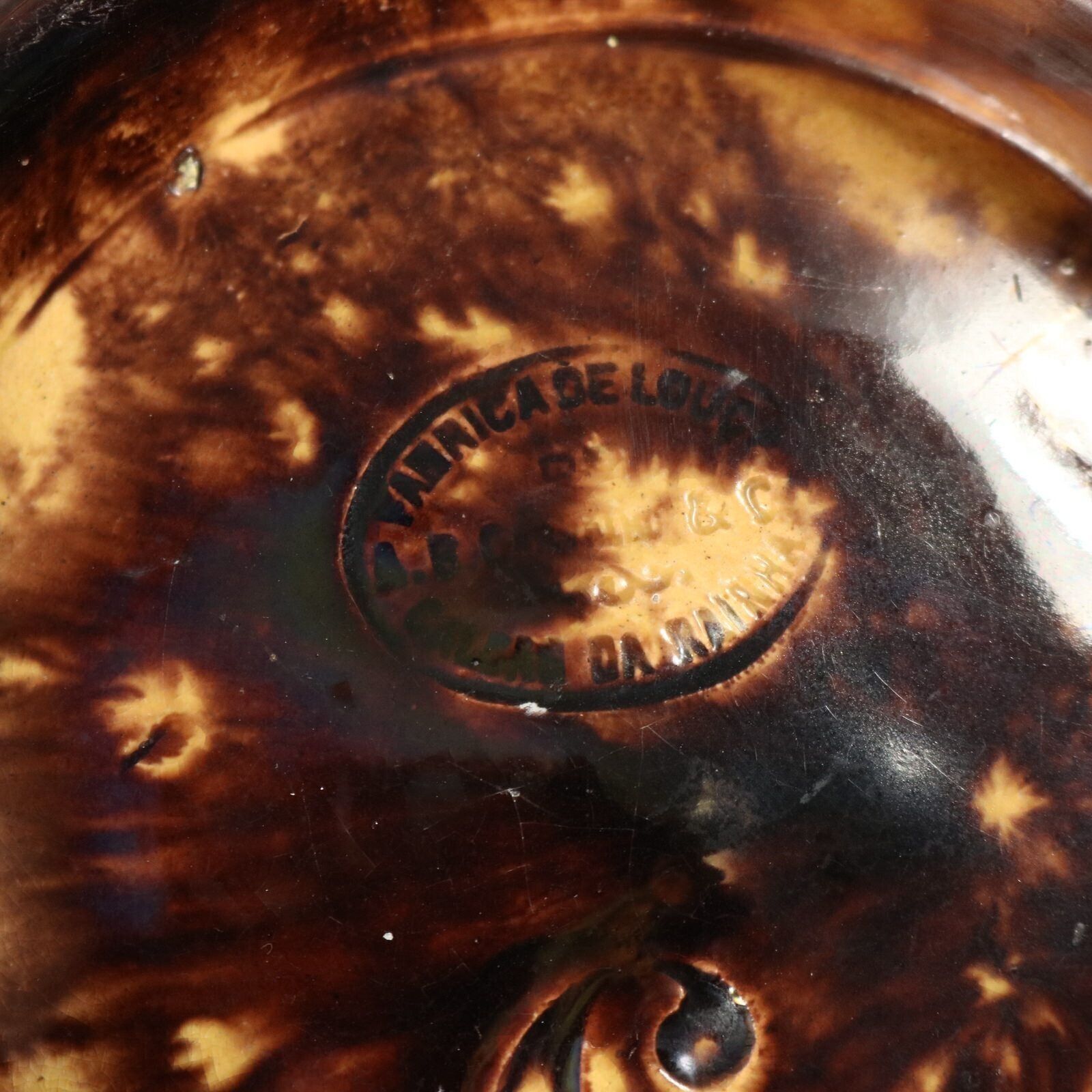 Augusto Baptista De Carvalho Palissy Majolica Frog Plate photo buy