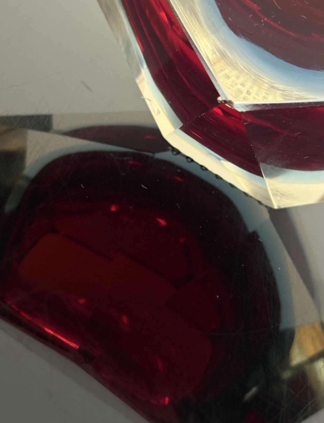 Murano Ashtray By Flavio Poli For Seguso Sommerso, Italy Circa 1962 photo 180.0