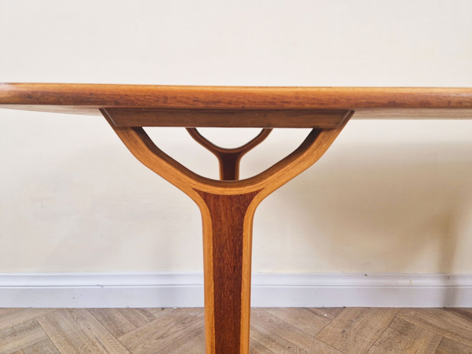 Peter Hvidt & Orla Mølgaard Nielsen Danish 'Ax Series' Tigerwood Coffee Table photo Furniture