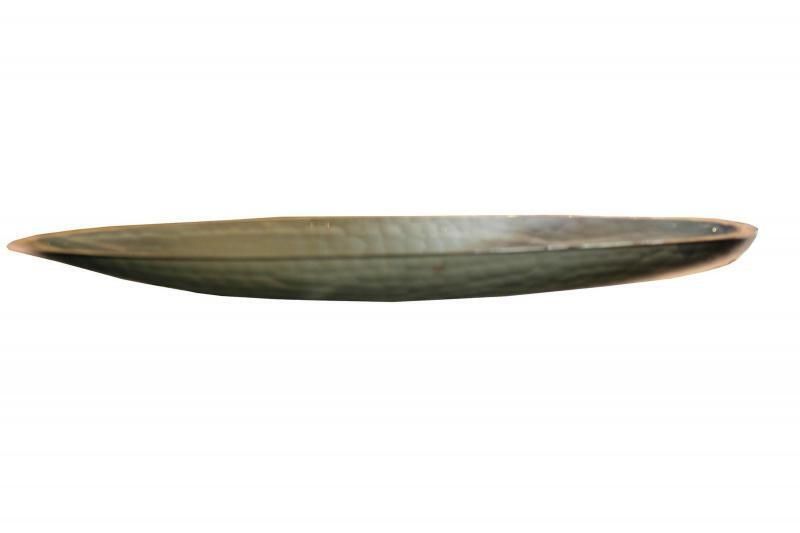 Contemporary Murano Glass Canoe Centerpiece photo vinterior