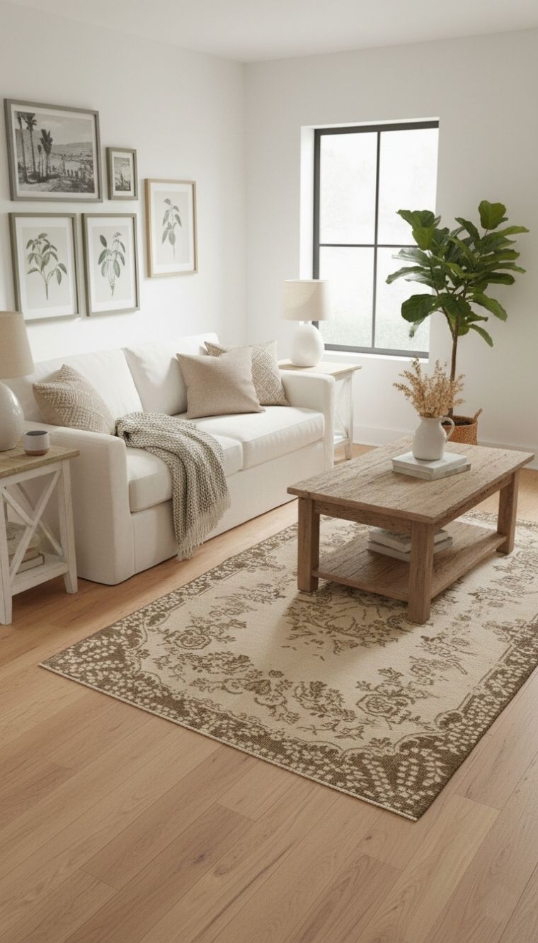 3.8x7 Ft Hand Knotted Vintage Turkish Oushak Rug, Ideal For Home & Office Decor photo vintage