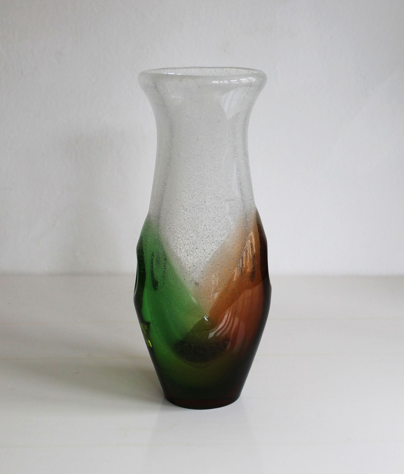 1970s Art Glass Vase By Frantisek Spinar   Model 7609/23 photo for sale