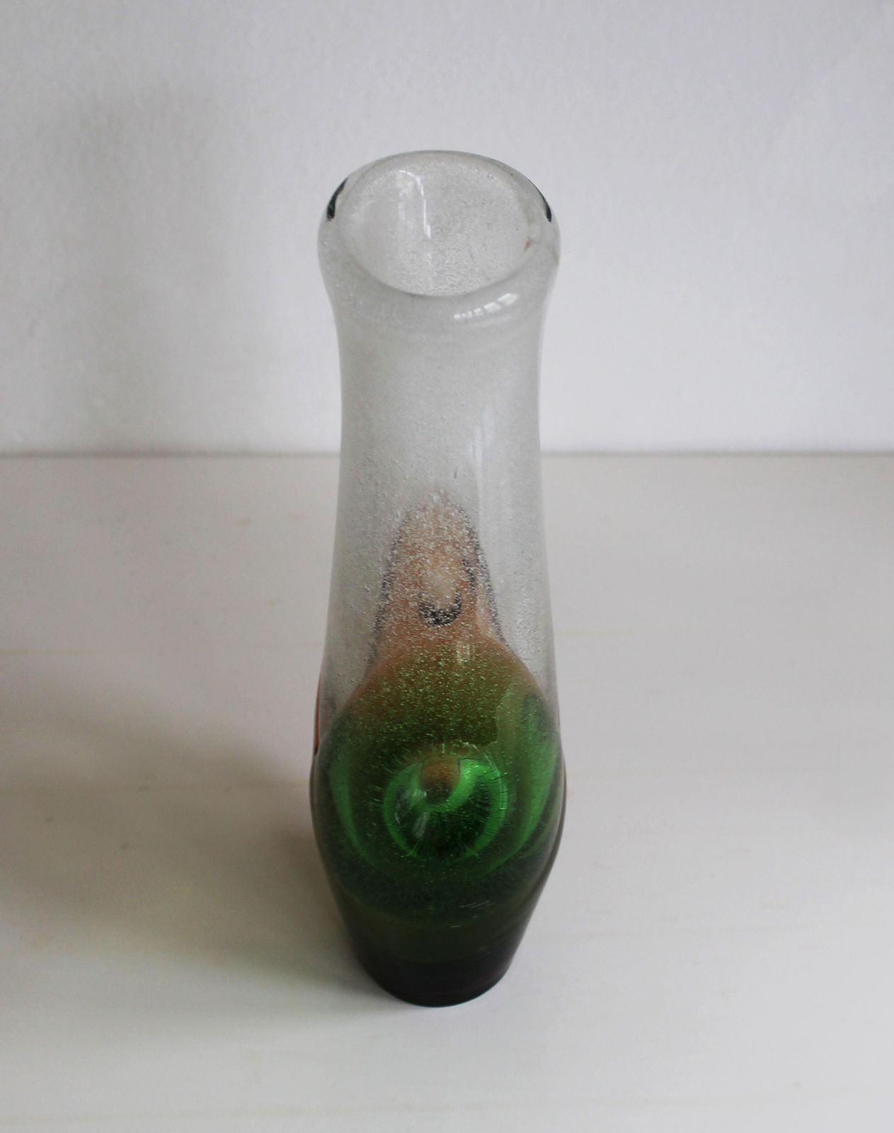 1970s Art Glass Vase By Frantisek Spinar   Model 7609/23 photo vintage