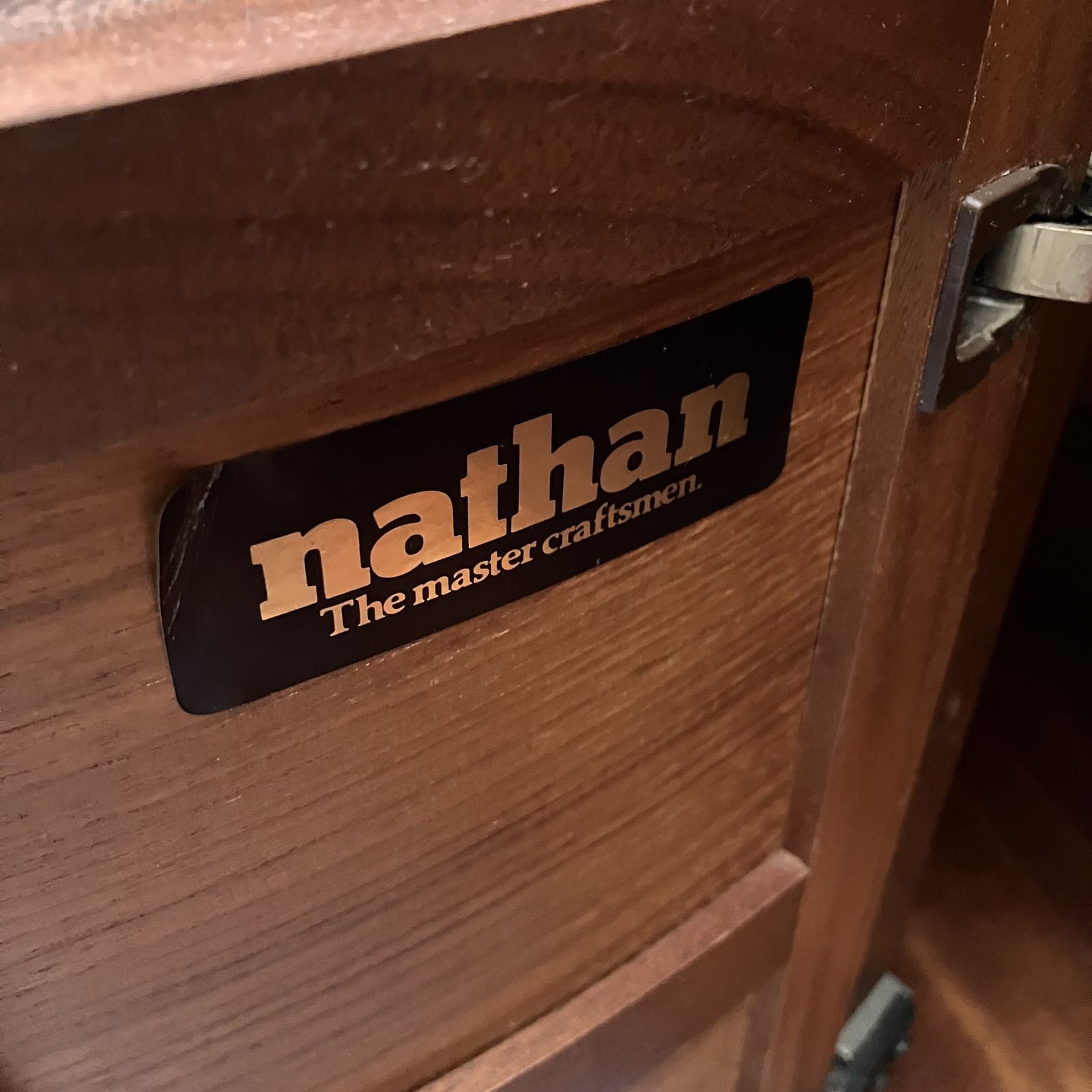 A Mid Century Teak Nathan Squares Corner Cabinet Made In The 1970s By Parker Knoll photo furniture