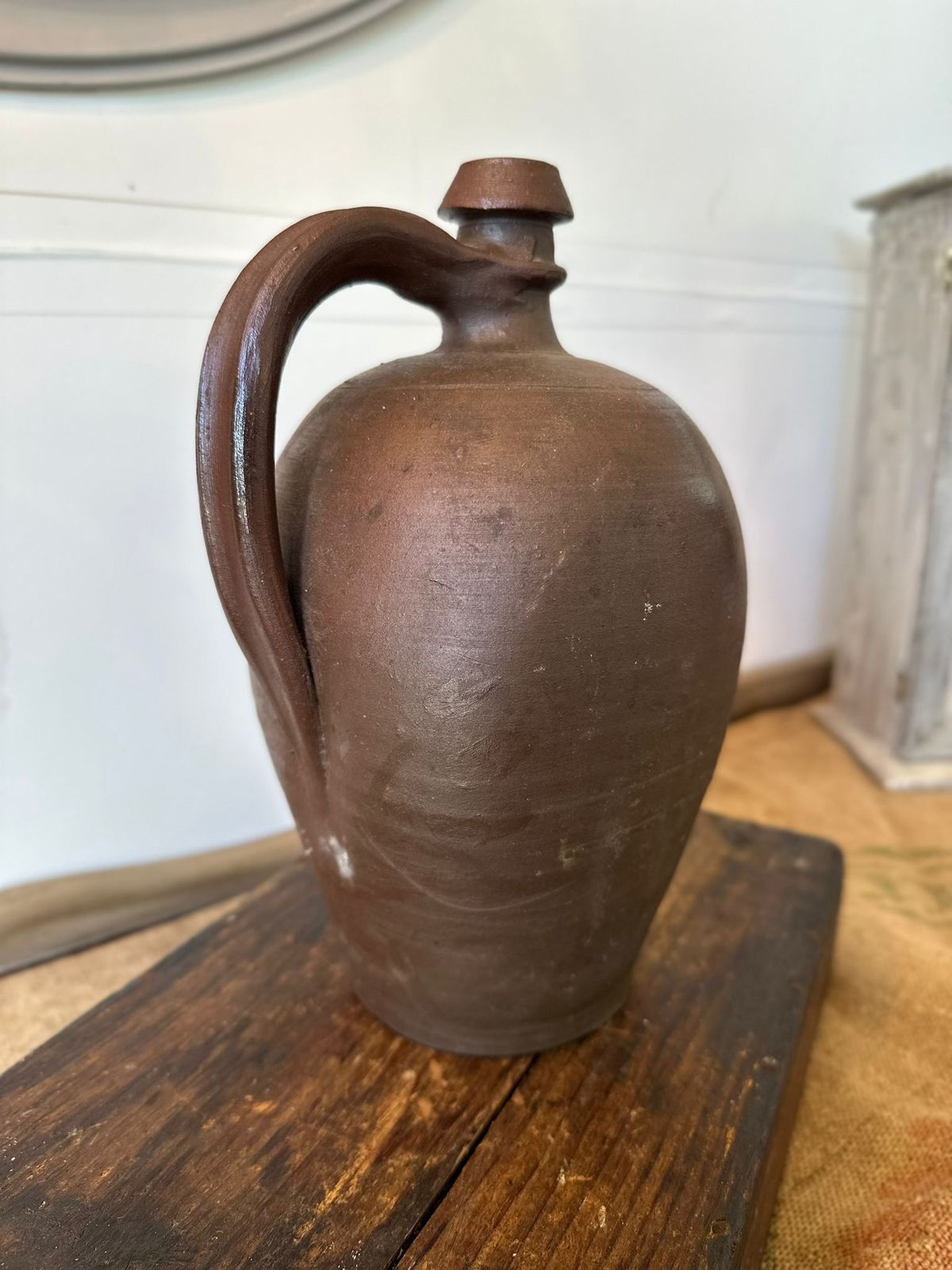 Antique Normandy Jug, 19th Century photo Garden Decor