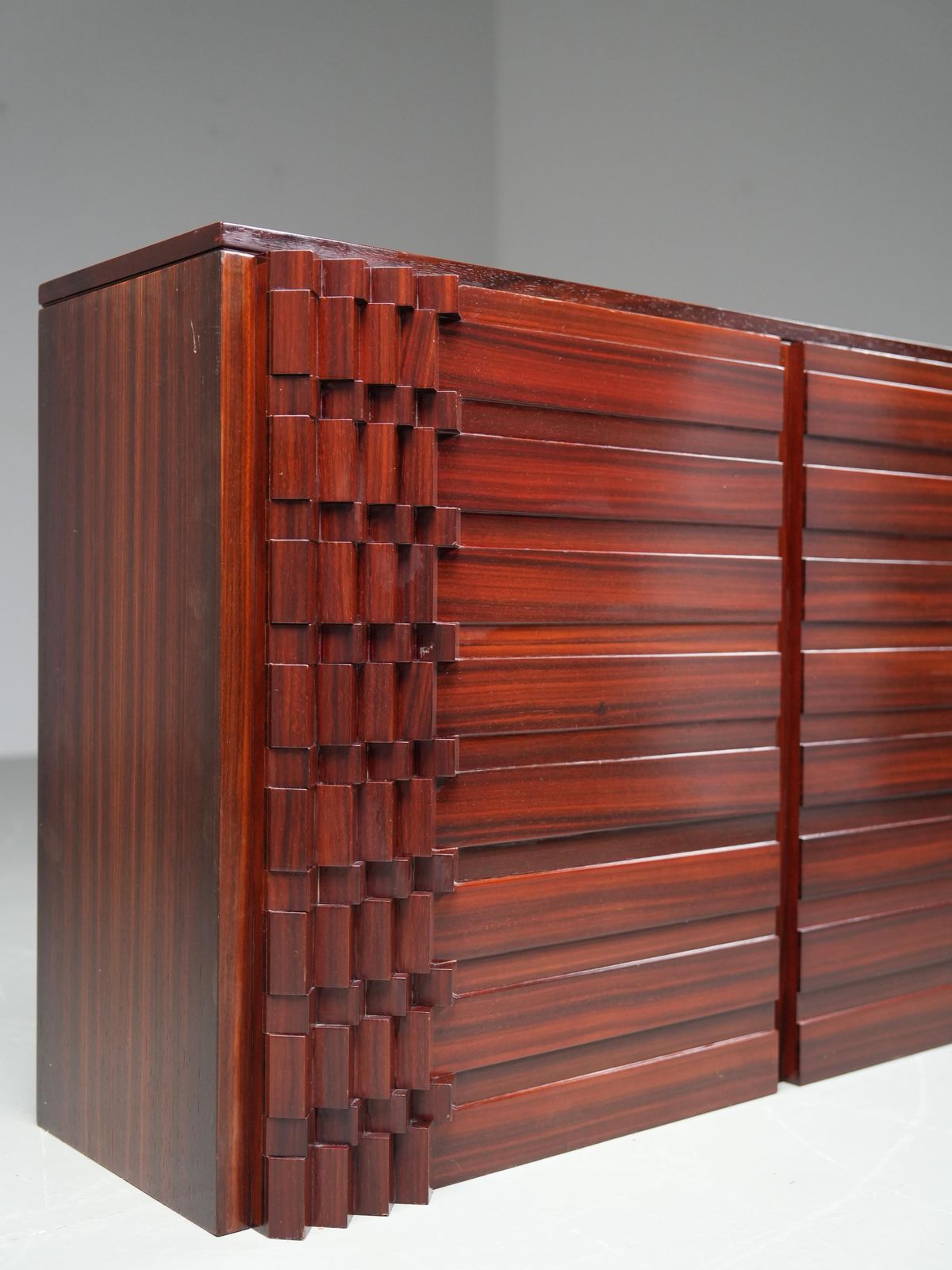 'Diamante' Cabinet Van Luciano Frigerio In Hout, Italië, 1968 photo 3928.0