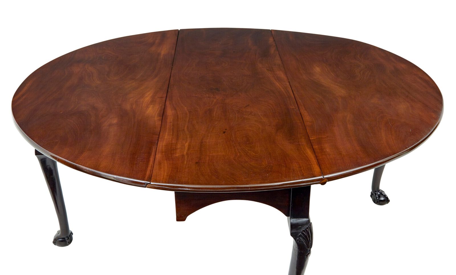 18th Century Irish Drop Leaf Dining Table photo vintage
